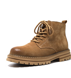 Breathable High-top American Style Retro Men Boots Workwear Genuine Leather Trendy Winter Boots
