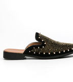 Plus Size 13 Half Casual Designers Men Slide Slippers Dress Shoes Quality Rivet Upper Mules for Men