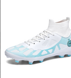 Women Boys Professional AG FG TF Football Shoes Leather Training Men Soccer Cleats Boots