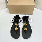 New Arrival Popular Rhinestone Women's Fashion Platform Flip-Flops Beach Summer Ladies Comfort Sandals Shoes