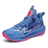 High Traction Durable Mens Basketball Shoes Mid Top Cushioning Sneakers Graphic Athletic Footwear Women Indoor Outdoor Trainers