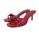 Chaussures Pour Femmes En Gros Chaussure Talon Bow Mules Shoes Quality Heels for Women 2026