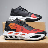 Lightweight Breathable Mesh High Top Basketball Shoe High Rebound Durable Outdoor Indoor Superior Traction Basketball Sneakers