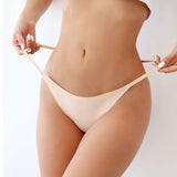 High Quality Custom Thong Underwear Women Low Rise Light and Thin Seamless Panties G-string for Ladies