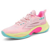 Ergonomic Mens Basketball Shoes Trendy Macaron Colorful Sneakers Youth Athletic Training Shoes Women Outdoor Gym Court Footwear