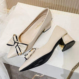 Trendy Sandale Talon Summer Sexy Job Shoe Women Pumps Low Heels for Ladies