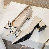 Trendy Sandale Talon Summer Sexy Job Shoe Women Pumps Low Heels for Ladies