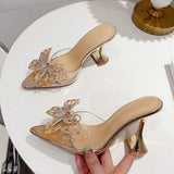 Chaussure Femme a Talon Fashion Pencil High Summer Sandals Trendy Heels for Women Shoes 2025