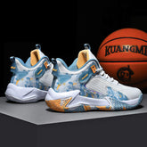 Professional Men Outdoor Sports Sneakers Breathable Mesh Anti-slip Basketball Shoes