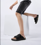 Summer Beach Fun Casual Open Toe Flat Sandals for Men Unisex Ladies Comfortable Relax Women Sandals