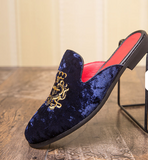 Latest Design Faux Suede Slip on Loafers Summer Slippers Comfortable Fashion Men Casual Shoes