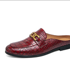 Quality Half Shoes Fashion Mules Backless Leisure Men Casual Slippers Shoes