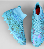 High Top Professional AG FG TF Women Boys Training Football Shoes Long Nail Spike Soccer Cleats Boots for Men