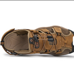 Summer Sandals Casual Shoes Genuine Leather Upper High Performance Breathable Beach Fun Men Leather Sandals Shoes