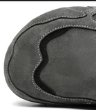 Men Suede Leather Mules With Cork Foot Bed and Adjustable Buckle Strap Unique Stitching Design Comfortable Slip-On Shoes