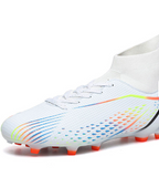High Top Professional AG TF Wear Resistant Training Kids Football Shoes Long Nail Spike Soccer Boots for Men