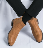 Yellow Color Durable Anti Slippery High Ankle PU Leather Boots Comfortable Classy Chelsea Boots for Men