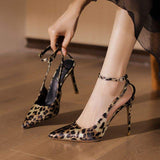 New Designer Chaussure Femme 2026 Slingback Shoes High Heels for Ladies