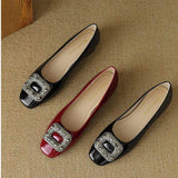 Diamond Outdoor Casual Pointed Closed Toe Dress Sandals Flat Women Shoes