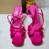Retro Style Hollow Out Crisscross Strap Pointed-Toe Stiletto Heels - 3 Colors Elegant Women's Heeled Sandals