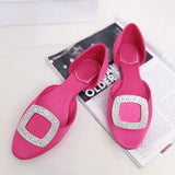 Polka Dot Trendy Pumps Fashion Elegant Slingback Style Official Shoes Women's Flats
