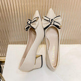 Trendy Sandale Talon Summer Sexy Job Shoe Women Pumps Low Heels for Ladies