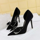 Bow Sandales Talon Femme Latest Design No MOQ 1 Sandals Sexy Ladies Stiletto High Heels for Women