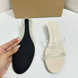 Fairy-Style Women's Fashion Sandals Summer New Arrival Open-Toe Slip-On Plus Size Ladies Heel Sandals