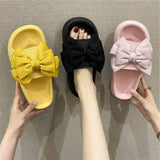 Big Bow Chaussure Femme Sandale Home/Outdoor EVA Open Toe Buckle Women's Home Slippers