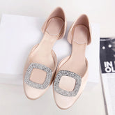 Polka Dot Trendy Pumps Fashion Elegant Slingback Style Official Shoes Women's Flats