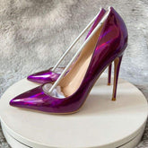 Neon Purple 12CM/10CM/8CM/6CM Talon Femme Elegant Trendy Shoes Luxury Heels for Women 2026
