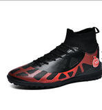 Women Boys Professional AG FG TF Football Shoes Leather Training Men Soccer Cleats Boots
