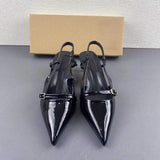 Hot Selling New Fancy Sexy Slingback Stiletto Sandals Red Heels for Ladies