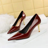 7CM/10CM Zapatos Modernos De Dama Elegante Slingback Pumps Women Job Shoe High Heels