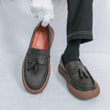 Classic Latest Design Cowhide Dress Shoes Good Quality Durable Casual Leather Loafer Shoes for Men