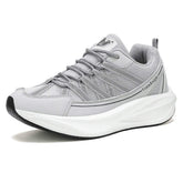 Mens Chunky Cushioned Sole Running Shoes Breathable Mesh Athletic Walking Sneakers Lightweight Comfortable Gym Workout Shoes