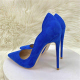 Chaussure Pour Femme Closed Toe Sandals Shoes 2025 Pumps Blue Heels for Women