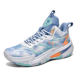 Futuristic Holographic Basketball Sneakers Men Metallic Silver Athletic Shoes Lightweight High Performance Sport Footwear