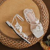 Wanita Summer Sandalias Salto Butterfly New Design Slip on Flat Women's Sandals