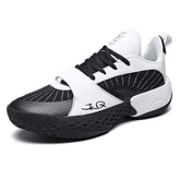 Hook Loop Strap Leather Overlays Basketball Shoes with Enhanced Stability Maximum Airflow for Competitive Games and Training