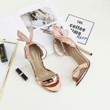 2025 New Fashion Outdoor Cute Fancy Female Shoes Stilettos Butterfly Heels