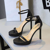 Sandalias Con Tacon Open Toe Thin Stiletto 2025 Women Shoes Platform Heels