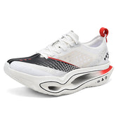 Men Carbon Plate Running Shoes Professional Marathon Racing Sneakers High Energy Return Breathable Lightweight Athletic Footwear