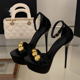 Sapato De Salto Summer New Design Chunky Open Toe Super High Heel Women Platform Heels