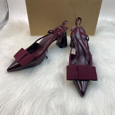 Pointed Toe Bowknot Decoration Block Heel Sandals for Women Quality Comfort Summer Ladies Casual Heel Shoes