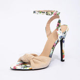 Ladies Sexy Summer Heeled Sandals Quality Pointed Toe Ankle Strap Buckle Closure Women High Heel Shoes Pumps