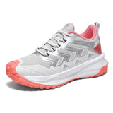 Mens Trail Running Shoes Cushioning Sport Sneakers Outdoor Hiking Footwear Women All Terrain Athletic Gym Training Walking Shoes