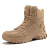 Winter Autumn Men Blank Leather Outdoor Field Training Mountaineering Boots High Top Ankle Hiking Shoes for Man