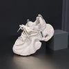 Candy Color Chaussures Femmes Thick Sole Purple Pink Green Chunky Platform Wedges Sneakers for Ladies