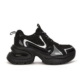 High Quality Women Sneakers 2025 High Heel Sneakers Height Increasing 7 CM Female Casual Chunky Sneakers With Heel Shoes